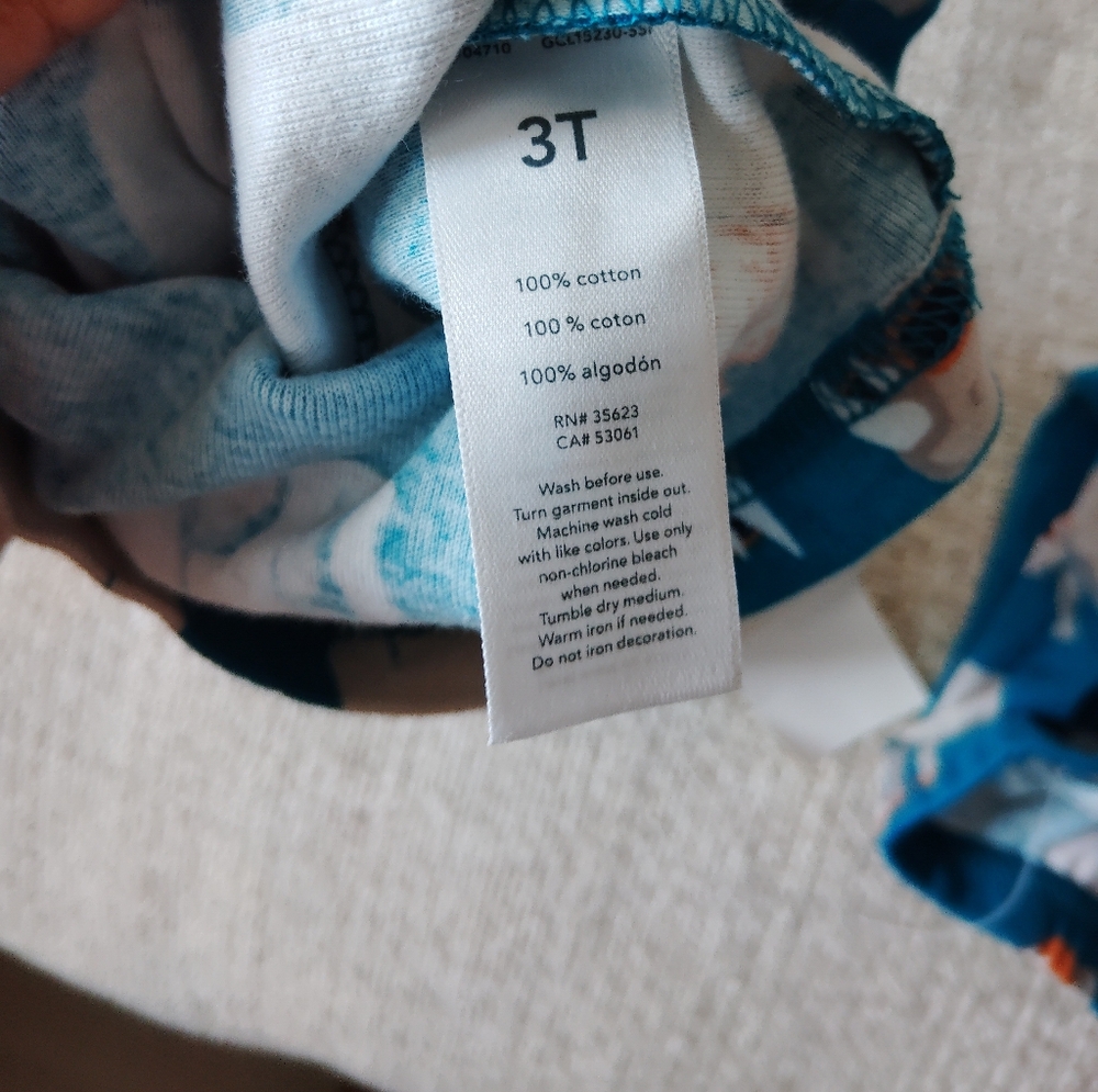 Just One You By Carter's Animal Print Pajama Set - Picture 6 of 6